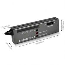 1pc Professional Diamond Tester Pen, High Accuracy Jewelry Diamond Tester, Professional Diamond Selector For Novice And Expert, Tool For Jewelry Jade Stone Identification Hardness Test Tool,Thermal Conductivity Meter - Grey - View 9