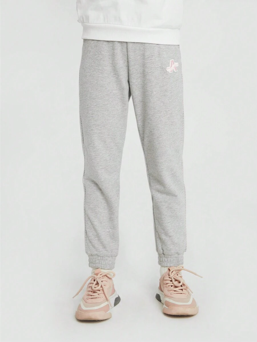 Annil Meisjes gebreide enkele broek voor lente en herfst casual mode, joggingbroeken voor sport, smalle broeken voor veelzijdig gebruik