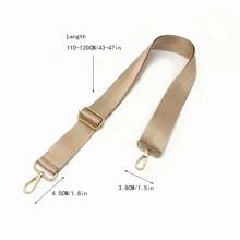 Adjustable Nylon Crossbody Bag Strap Fashion Solid Color Shoulder Strap Perfect Bag Accessory