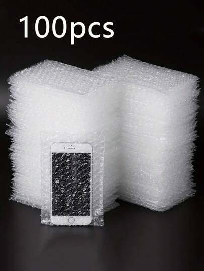 100pcs Cushion Wrap Pouches Bubble Out Wrap Bags Bubble Bags For Shipping Bubble Bags For Packing Double Walled Cushioning Bags Thickening Shockproof Foam Bags Perfect For Moving Shipping Storing And Protecting Fragile Dishes Electronics And More,Christmas Valentine Day