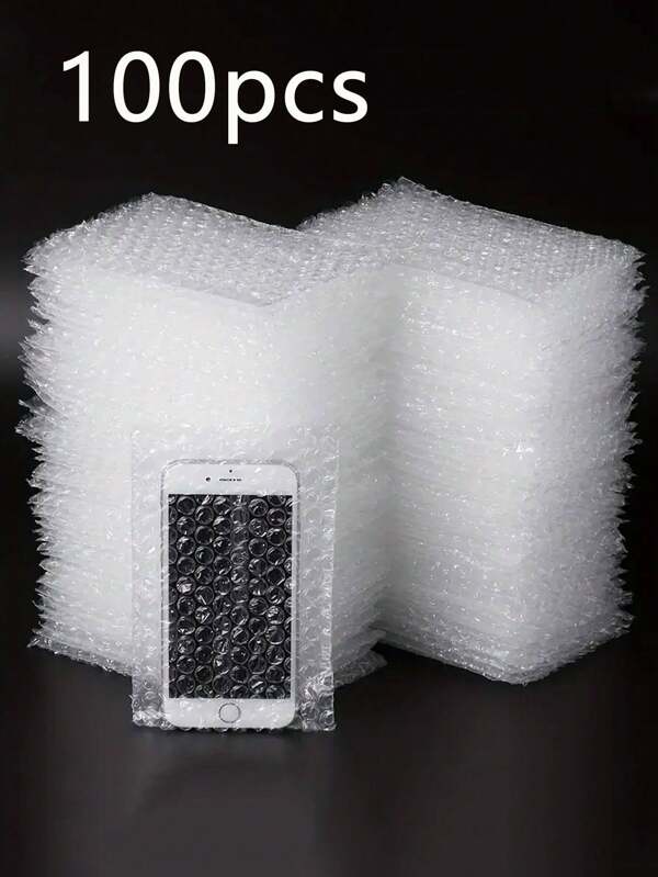 100pcs Cushion Wrap Pouches Bubble Out Wrap Bags Bubble Bags For Shipping Bubble Bags For Packing Double Walled Cushioning Bags Thickening Shockproof Foam Bags Perfect For Moving Shipping Storing And Protecting Fragile Dishes Electronics And More,Christmas Valentine Day
