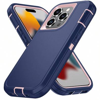 FOGEEK Robuste 3-in-1 stoßfeste, sturzsichere und rutschfeste Schutzhülle, kompatibel mit iPhone, wasserdicht und kratzfest