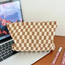 1个化妆包，棋盘格纹化妆包，粉色、绿色女士化妆包，蓝色、黑色小号收纳化妆盒，黄色、紫色女士旅行包，铅笔盒，日常大容量礼物，送给朋友和老师，浴室客厅唇油收纳盒，指甲油收纳盒，化妆品旅行洗漱用品收纳盒，礼品收纳拉链配件指甲包，化妆包，旅行必备 - 彩色 - 查看 17