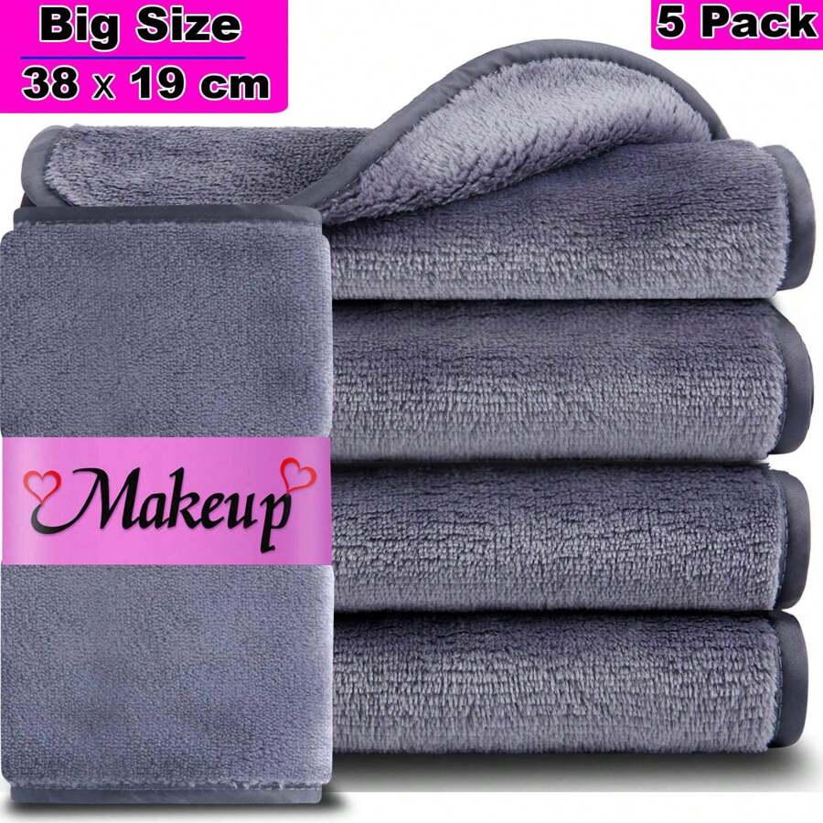 4/5/6 Pack Makeup Remover Cloth Makeup Remover Towels Microfiber Face