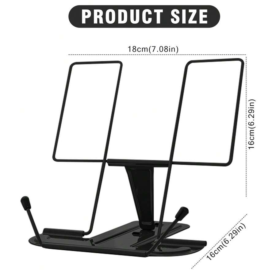 Wrought Iron Bookshelf Rack Display Stand Pictures Fold Book Holder