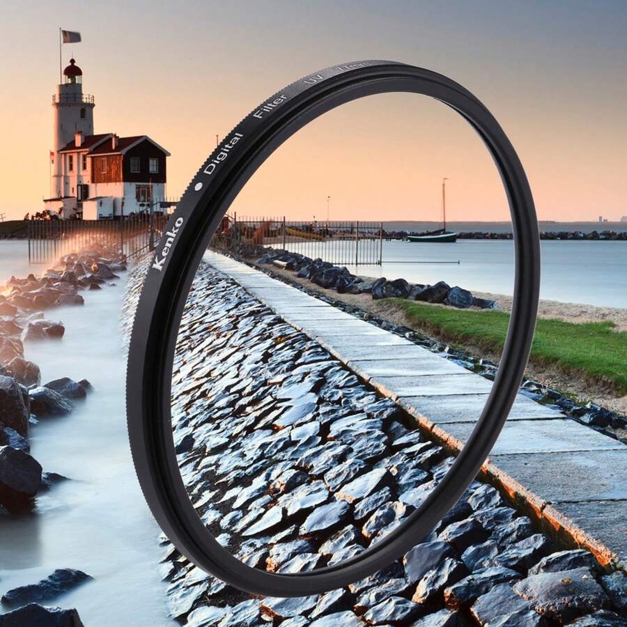 Kenko Optical 77mm UV Lens Filter(Black) - Black - View 1