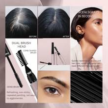 SHE LOVES Pluma Temporal De Tinte Para Cabello, Palo De Tinte Para Cubrir El Cabello Blanco Y Gris, Palo De Teñido De Cabello Duradero, Ocultador De Raíces De Cabello Que Camufla Instantáneamente El Cabello Gris #03 Negro