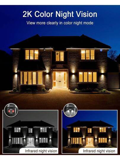 ANRAN Outdoor Solar WiFi Surveillance Camera, 360° PTZ Battery Night Vision Bidirectional Audio, AI/PIR Human Detection, Siren, Alexa, Q03 Zwart Max view 4