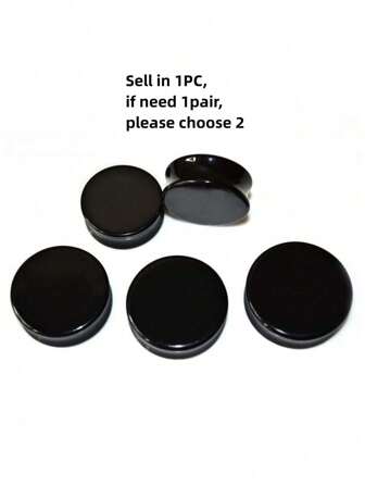 HENGKE 1入組亞克力圓形耳塞