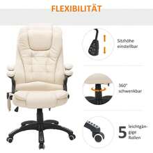 Massage Chair - White - View 3