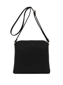 MIYIN Fashion Lightweight Large Capacity Crossbody Bags For Women Tassel Decor Square Bag With Adjustable Shoulder Strap Minimalist Casual Small Zipper Vintage Shoulder Bag Clutch Purse For Lady