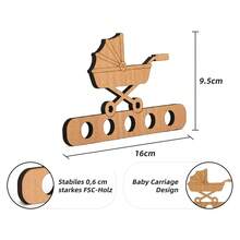 Giftota - Original Birthday Money Gift Wood - Money Gift For Bicycle - Aeroplane - Wedding - Ship - Car Wooden Gifts - Money Gift For Friends, Family, Lovers, Cyclists - Multiple Styles - 嬰兒車 - 查看 2