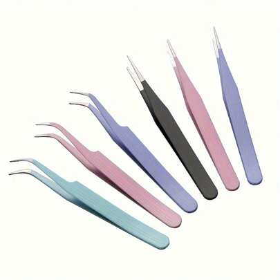 2pcs Black Blue Color Choice Cute Tweezers Elbow