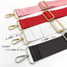 Adjustable Nylon Crossbody Bag Strap Fashion Solid Color Shoulder Strap Perfect Bag Accessory