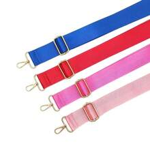 Adjustable Nylon Crossbody Bag Strap Fashion Solid Color Shoulder Strap Perfect Bag Accessory