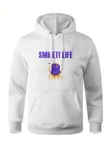 Men Hoodies - 白色 - 查看 1