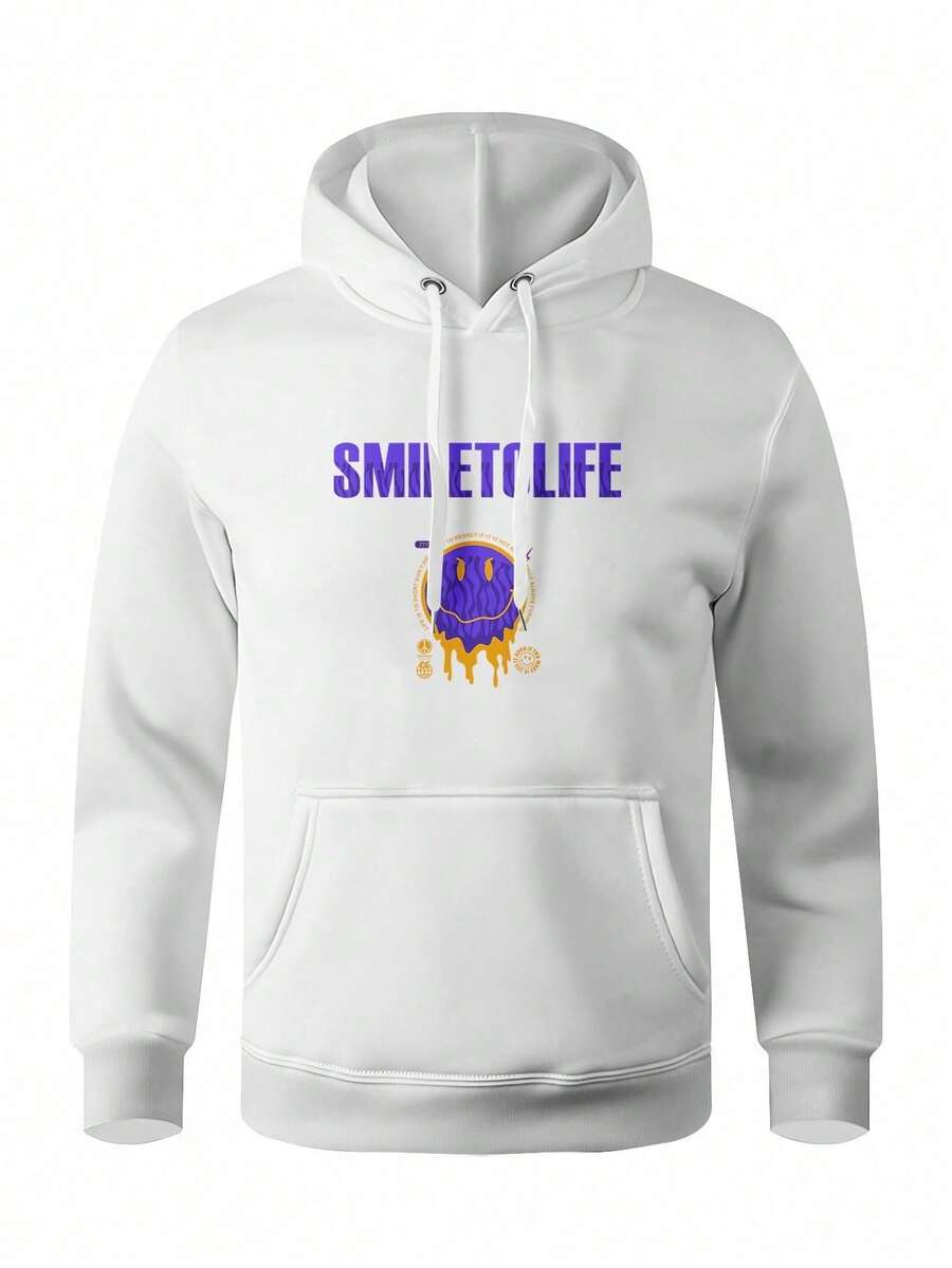 Men Hoodies - 白色 - 查看 1
