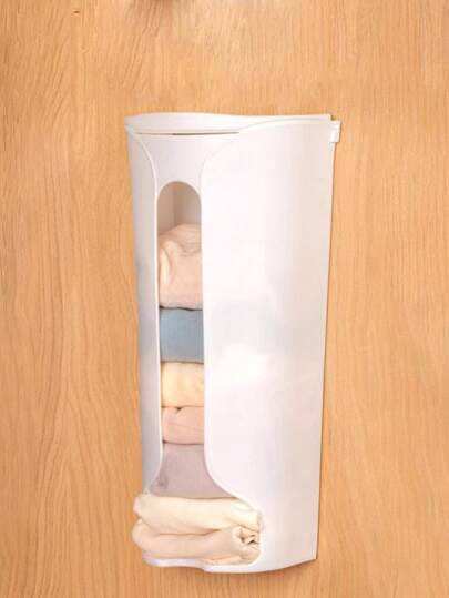1pc Underwear Storage Box Wall-Mounted Traceless Organizer, Drawer-Type Hanging Bag