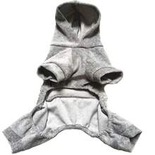 柔軟寵物狗絨面夾克衣服貓狗連帽衣連身衣,鑽石設計,4種尺寸可選 - 紅色 - 查看 10