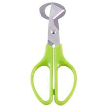 Stainless Steel Quail Egg Cutter Scissors Pigeon Bird Quail Egg Cutter Opener  Kitchen Clipper Tool - Green - View 6