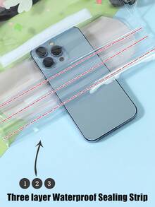 1 件防水透明腰包，带三层防水密封条和可调节肩带，PVC 透明腰包，体育场认可，可爱情侣透明腰包，运动包，卡通透明化妆包，化妆包，手机包，零钱包，适合运动旅行，海滩活动，体育场音乐会包，旅行必备礼物，适合男士、女士、海湾和女孩，基本款游泳包，游泳者热带海岸氛围沙滩包，适合游泳，夏季岛屿度假，海滩配件，适合女孩、男孩、男士和女士 - 無色 - 查看 3