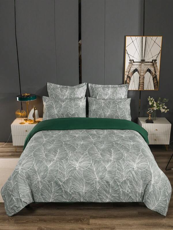 مجموعة مفارش السرير 3 قطع، تتضمن غطاء لحاف واحد و 2 وسادة، مع طباعة سيدة الرياح، غطاء لحاف ناعم مريح، مناسب لغرفة النوم وغرفة الضيوف (لا يحتوي على الملء)