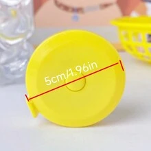 1把小型縮尺：60英寸裁縫尺寸,適合減肥和裁縫使用,1.5米長度 - 彩色 - 查看 5