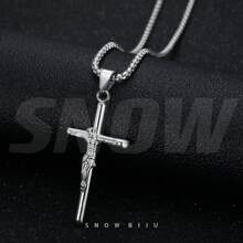 Men'S Pendant Necklaces - Plateado - Ver 1