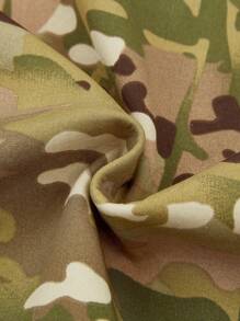 Giubbotto In Pile Softshell Con Cappuccio Impermeabile Antivento Per Uomo, Design Camouflage, Ideale Per Escursioni, Abbigliamento Invernale Da Palestra Per Uomo