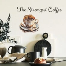 1入創意英文引言咖啡牆貼 - 彩色 - 查看 6