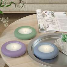 1pc Diy Crystal Resin Mould For Candle Holder, Storage Tray, Decoration, Silicone Mold For Pen Holder, Flower Pot