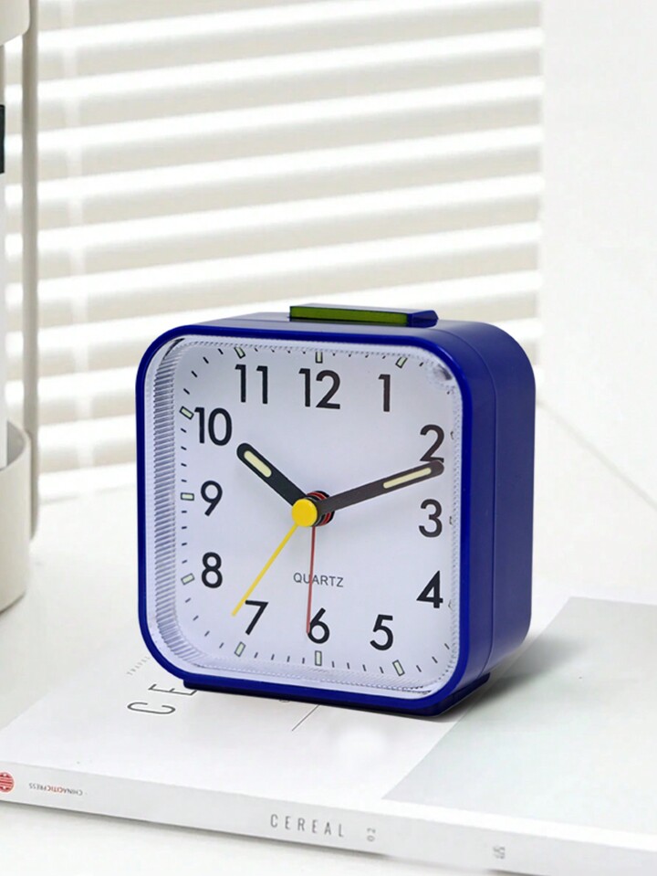 1 Pc Reloj Despertador De Cuarzo Creativo Somnoliento Pequena Decoracion De Cabecera Para Escritorio Reloj Minimalista Con Luz Nocturna sin Bateria Por Favor Comprala Tu Mismo a Moda de Mujer SHEIN Me...