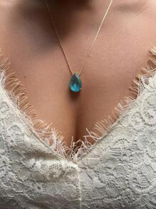 Pendant Necklaces - Màu xanh nhạt - Xem 1