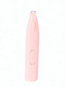 Solid Color Pet Professional Foot Hair Trimming & Pushing Device - Pink - View 1