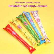 1pc Automatic Inflatable Party Handheld Fireworks Stick For New Year's Party And Other Celebrations, Great For Photoshoot Props - Multi Color Random - View 1