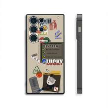 1 Ốp lưng điện thoại họa tiết Graffiti sáng tạo: Ốp bảo vệ TPU lỏng tương thích với / Tương thích với Samsung/ Tương thích với Redmi Note/ Tương thích với VIVO/ Tương thích với OPPO, Chống sốc và chống rơi - màu đen - Xem 5