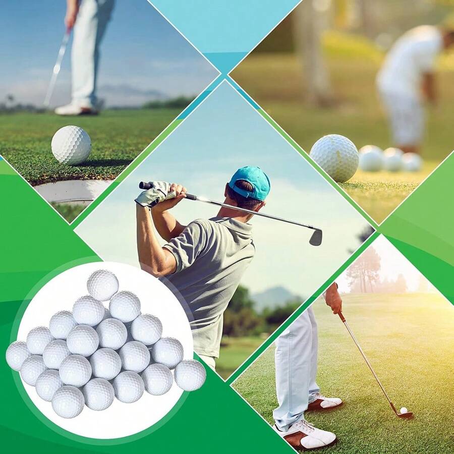 Practice Golf Balls Bulk 45g Solid Rubber Golf Training Balls High