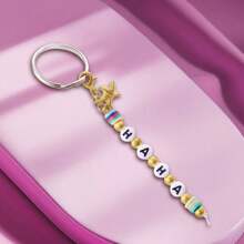 1pc Custom Name Keychain Custom Text Keychain 3 Styles Custom 3-15 Letters Creative Key Chain Unique Gift For Her/Him, Boyfriend, Girlfriend, Wife, Husband, Ideal For Valentine's Day, Mother's Day, Birthdays, Anniversaries, Graduation, Weddings, Father's Day