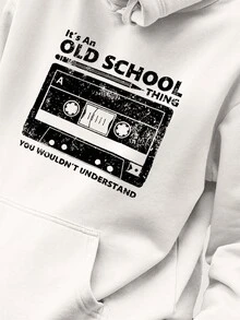 Men Hoodies - 白色 - 查看 1