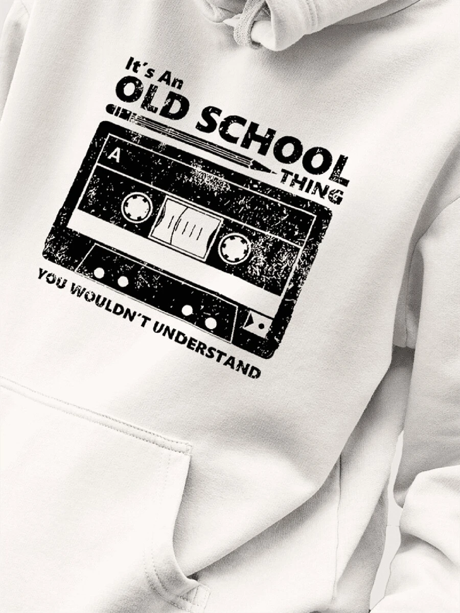 Men Hoodies - 白色 - 查看 1