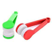 1pc Portable Mini Sunglasses Cleaning Brush, Glasses Lens Cleaner, Color Random