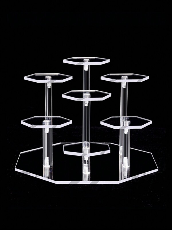 1pc Acrylic Display Box For Collectibles Display & Makeup Storage,For Holiday Beach, Bathroom Collection, Bedroom Collection, Large Capacity