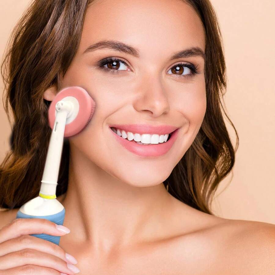 Facial Cleansing Brush Replacement Head Compatible With Oral B Electric