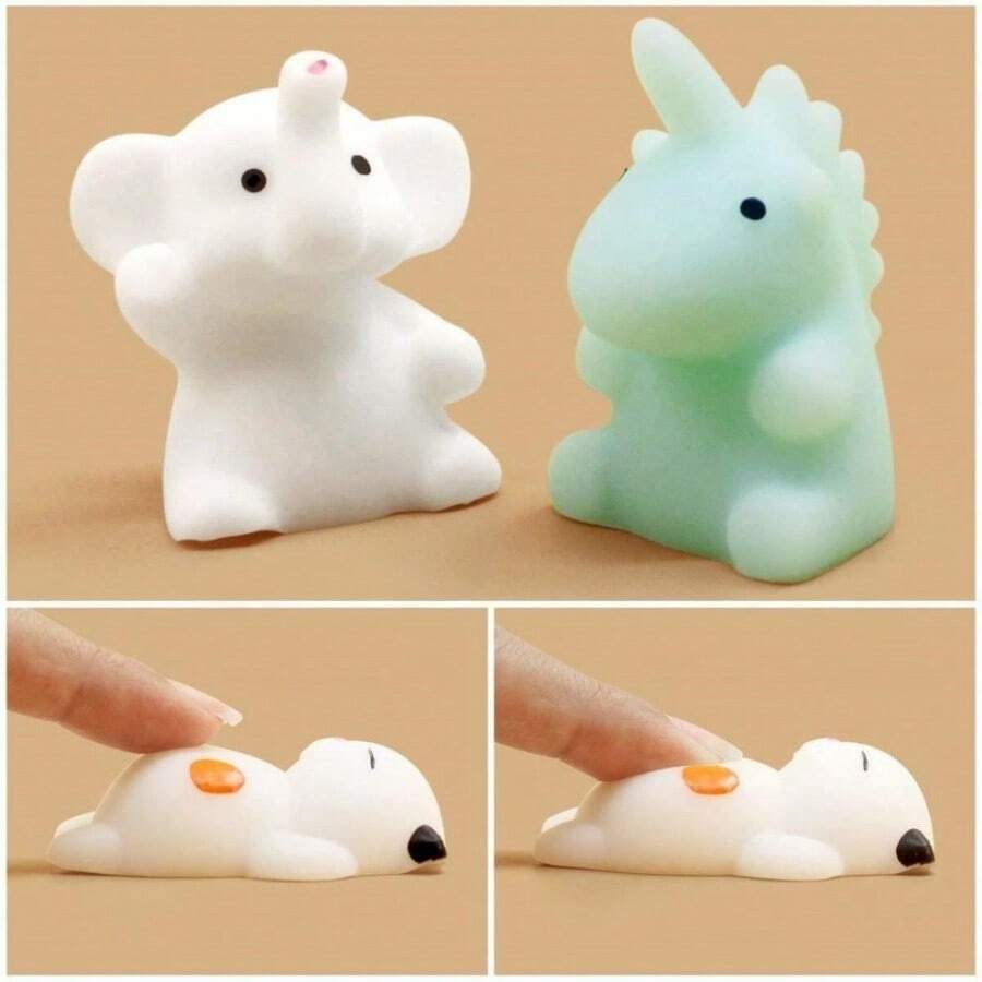 Small Animal-Shaped Stress Relief Squishy Toy, Random Design - Random Style - View 1