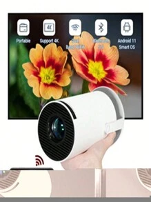 Projetor 4K HD 150 Polegadas Celular Tv B0x  PS Pc Wifi e Bluetooth HY300 Magcubic 110/220