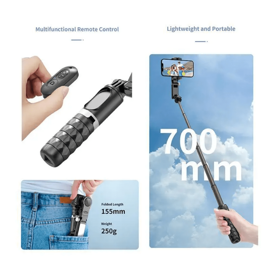 Toqibo Q18 Smartphone Stabilizer Selfie Stick Panoramic Follow