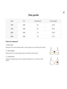 Áo ngực có gọng ren thêu gợi cảm, áo lót nâng ngực, chi tiết nơ - màu đen - Xem 8