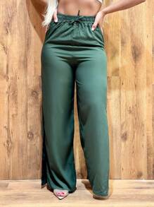 Women Pants - 軍綠色 - 查看 1