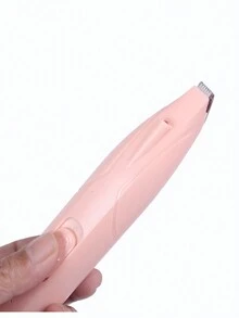 Solid Color Pet Professional Foot Hair Trimming & Pushing Device - Pink - View 3