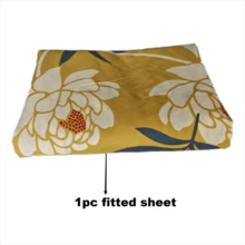 1 tấm ga trải giường in họa tiết đơn giản và thoải mái (1 tấm không bao gồm vỏ gối hoặc ruột) - Hoa mẫu đơn - Xem 7